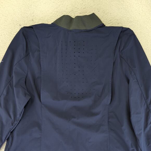 Nike Basketball Hyper Elite Dri-Fit Jacket Vented Bomber Navy Blue Men's Size XL - Picture 5 of 9